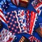 Pre-cut Fabric Patriotic Cotton Squares – 100 pcs 10 x 10 Inch Red White Blue Quilting Patchwork Fabric Bundle for 4th of July & Memorial Day DIY Crafts